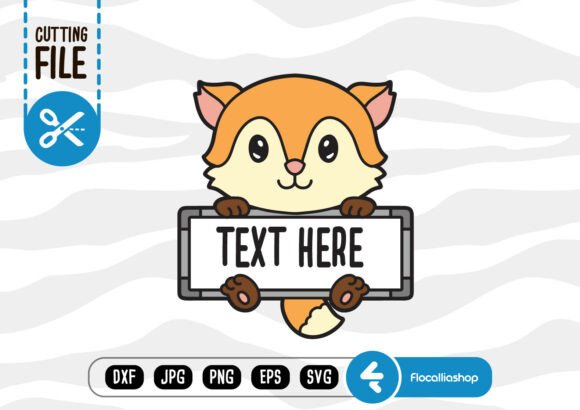 Animal Layered Board SVG, Fox SVG