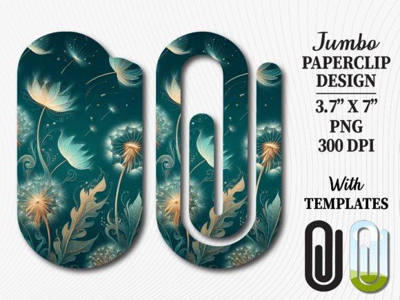 Dandelion Boho Dream Jumbo Paperclip