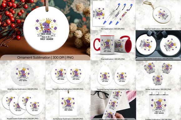First Grade Born to Be PNG Design: Maximizing Quality and Versatility for Your Projects