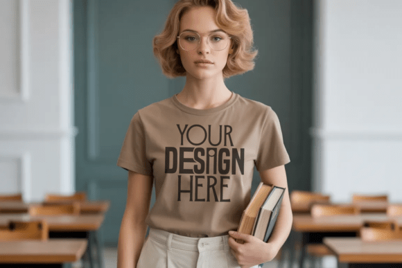 Hemp Comfort Colors 1717 Teacher Mockup
