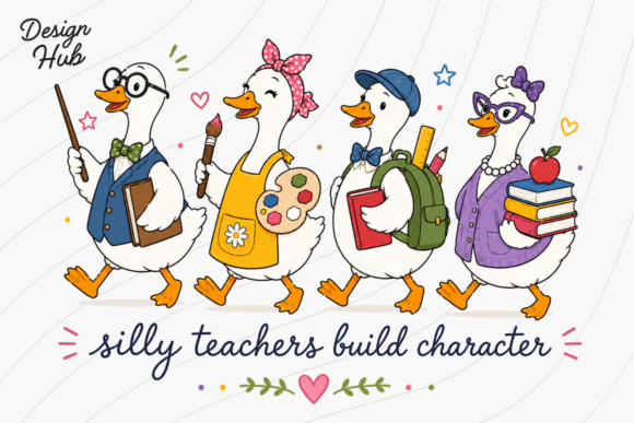 Silly Teachers PNG, Teacher Appreciation: A Creative Digital Asset for Educators