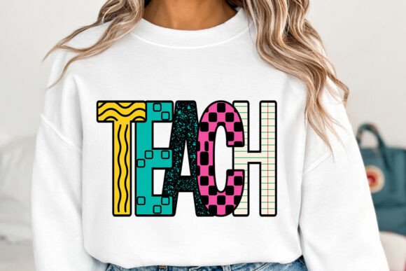 Unleash Creativity: Why the Colorful Pattern Teach PNG is the Ultimate Asset for Modern Educators and POD Entrepreneurs