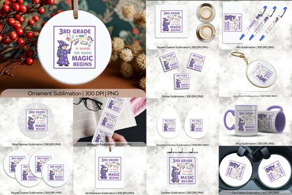 Unlocking Creativity: The Ultimate Guide to 3rd Grade Magic Begins Sublimation PNGs